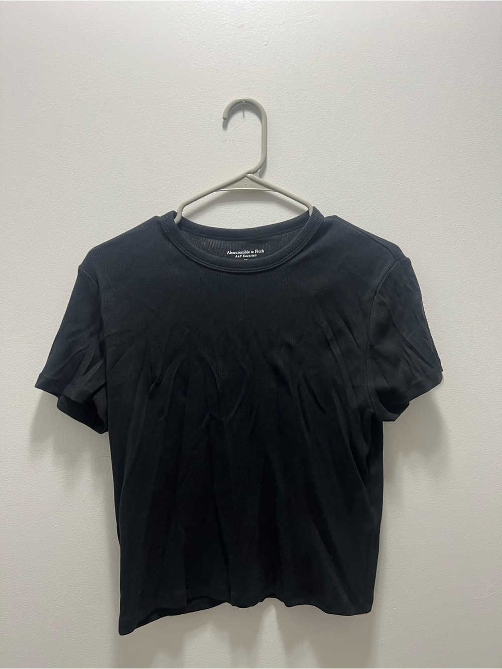 Abercrombie & Fitch Black Short Sleeve Baby Tee